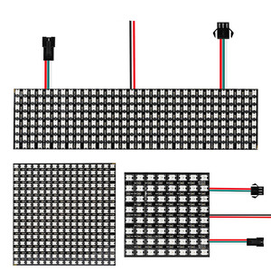 WS2812 8x32 16x16 LED Matrix Panel Light WS2812B Digital flessibile individualmente indirizzabile LED Smart RGB Module 5V Pixel Screen - Product Image 1