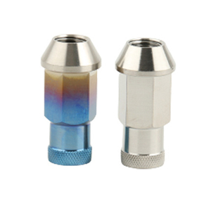 Đai Ốc Bánh Xe Mạ Titan Đầu Kín M12 M14 Gr5 Đai Ốc Trục Xe Hơi Bằng Titan 12X1.5 M14 Dùng Cho Đua Xe - Product Image 1