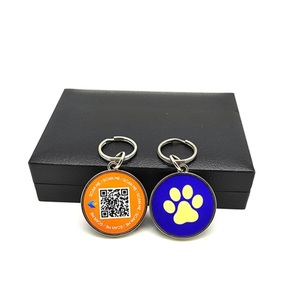 Custom Printed QR <strong>Code</strong> 13.56MHz NFC Metal Ring RFID Pet Tag for Dog/Cat Tracking - Product Image 1