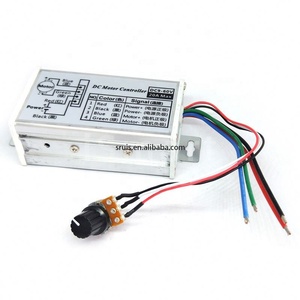 Controlador de velocidad de Motor, regulador de velocidad de Motor DC 29V 12V 24V 48V 60V 20A PWM, controlador de velocidad 20A 0-1200W, corriente ajustable - Product Image 1