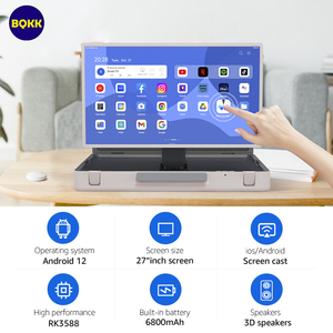 Xách tay 27 inch Vali Thiết kế vali máy tính bảng hiển thị hệ thống <span class=keywords><strong>Android</strong></span> cắm trại thông minh màn hình cảm ứng LED <span class=keywords><strong>TV</strong></span> Loa - Product Image 4
