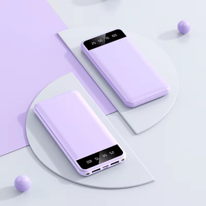Bancos de energía portátiles Pantalla inteligente El mejor regalo 20000mAh/30000mAh/10000mAh Bancos de energía Carga USB dual Último Diseño Inteligente