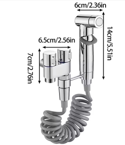 FEIDU el bide sprey tuvalet için 1 2 Out çift kontrol vanası - Product Image 6