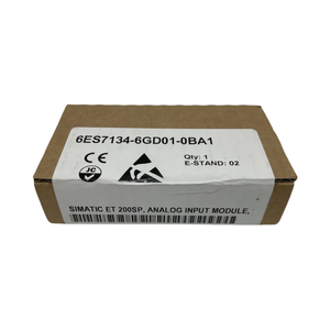 6ES7134-6GD01-0BA1 PLCモジュールアナログ入力モジュールSIMATIC ET 200S MicroLogix 1500シリーズ - Product Image 1