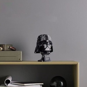 99022 cho StarWars loạt 1:35 lắp ráp <span class=keywords><strong>Darth</strong></span> <span class=keywords><strong>Vader</strong></span> Mũ bảo hiểm Mặt nạ mô hình hạt nhỏ Xây dựng đồ chơi làm bằng nhựa xuyên biên giới - Product Image 4