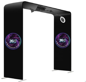 New Sky Portable Automatic Phot Video 360 Over Head Overhead 360 <strong>Photo</strong> Booth Photobooth Top Spinner with Truss Remote Control - Product Image 2