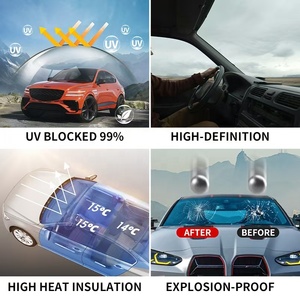 Suntek UVR99 % spnano Nano metalik filmi yansıtır Anti paramparça pencere filmi UV koruma güneş koruma araba pencere filmi - Product Image 5