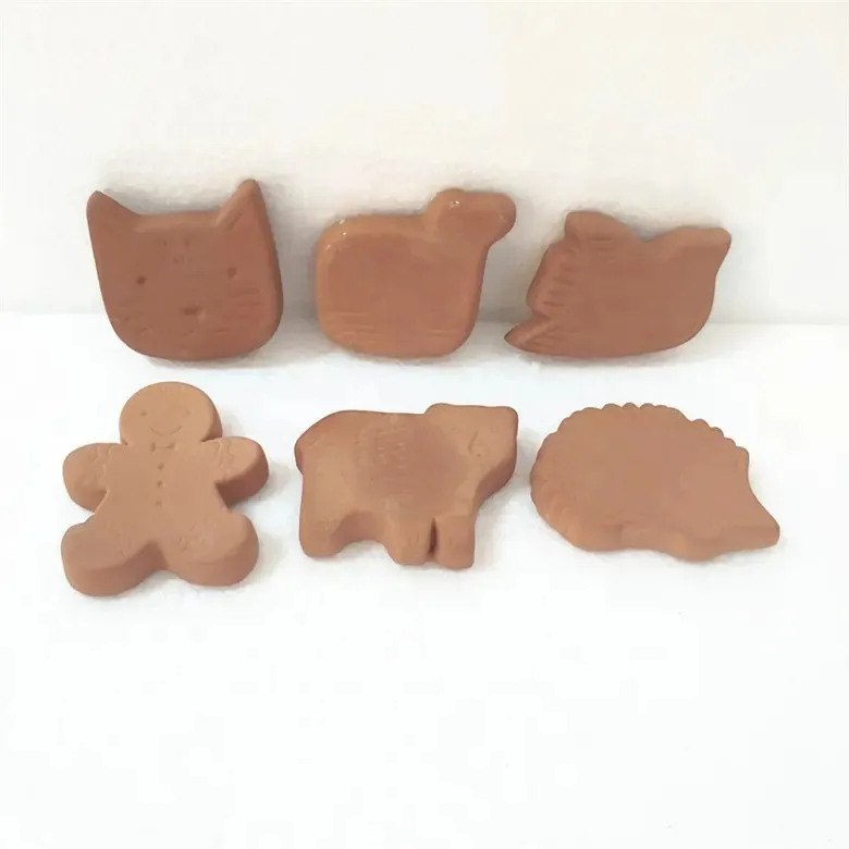 Custom Animal shaped Original Brown Sugar Saver and Softener, Terracotta, Set of 2