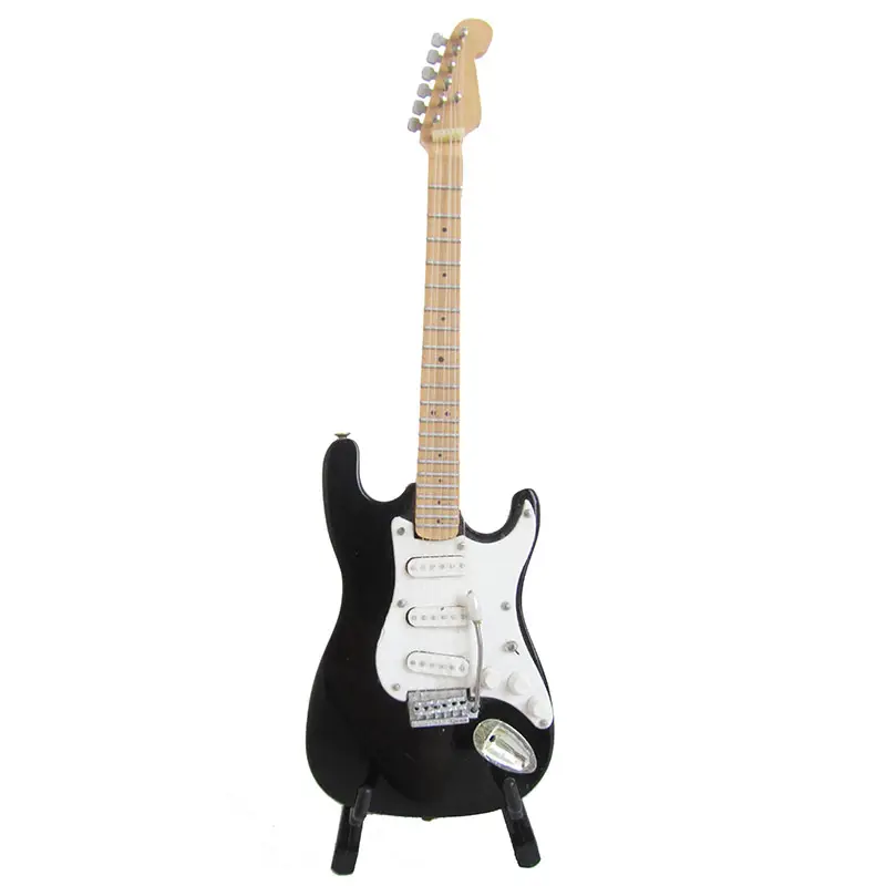 Mini modelo de guitarra elétrica modelo de artesanato, presente de aniversário, modelo de guitarra