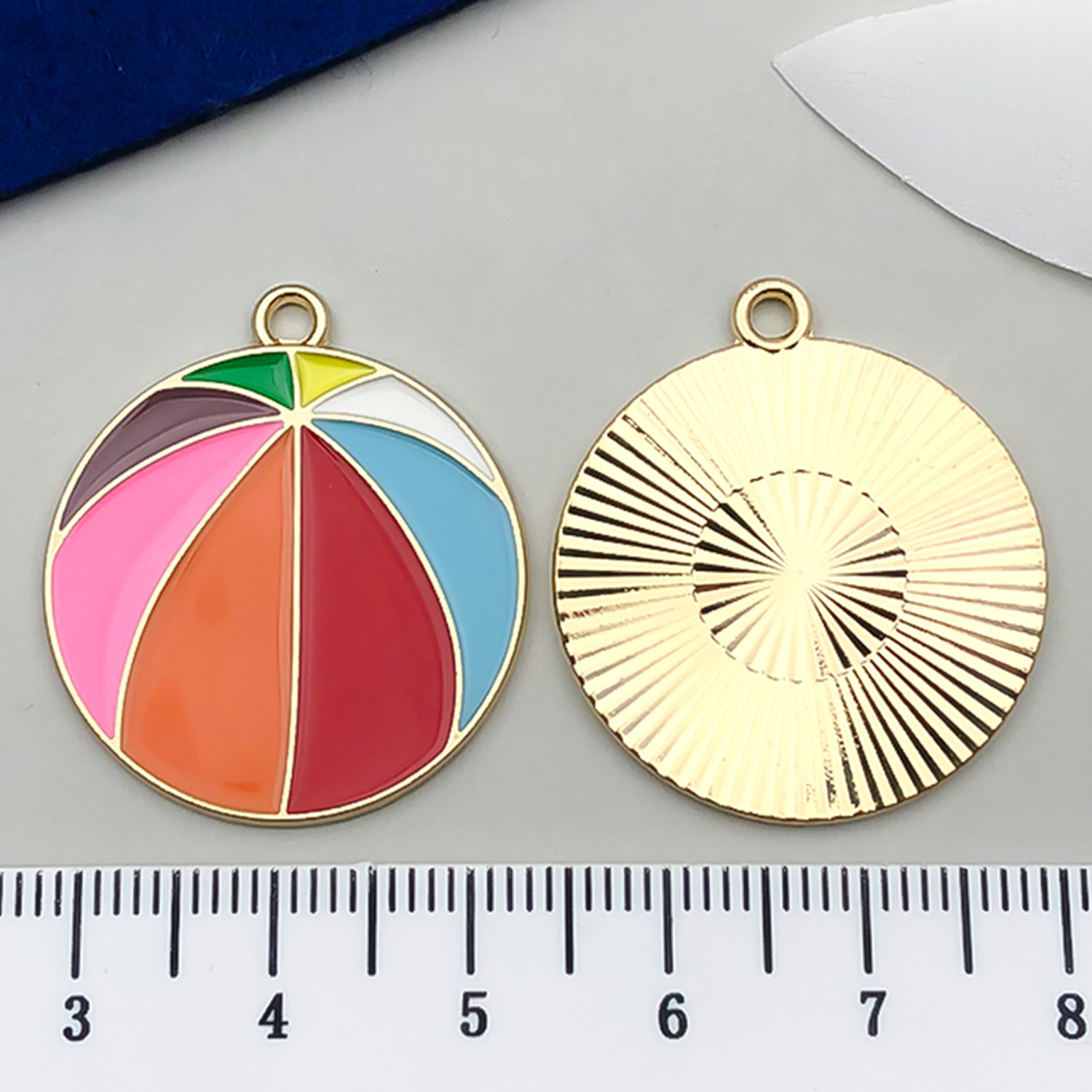 Ballon de basket 1 couleur 29x26mm-3.2g-19029