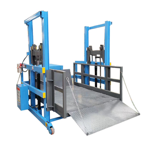 Plataforma de carga y descarga móvil, elevador hidráulico eléctrico, plataforma de descarga de contenedores de 2 toneladas - Product Image 1