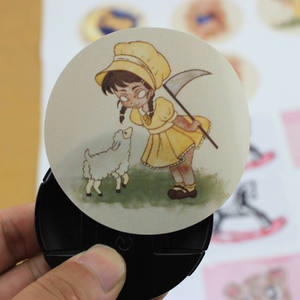 ملصقات سريعة الجودة قابلة للتدمير ، Dia 20: معايرة أمان دائرية <span class=keywords><strong>QA</strong></span> ملصقات مرت ، ملصقات بقعة <span class=keywords><strong>QA</strong></span> مرت قشرة البيض - Product Image 1