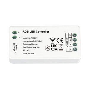 RGB-01 2,4 г RGB светодиодный контроллер DC12V-24V для внутреннего/наружного украшения и рекламы световые коробки управления освещением - Product Image 2