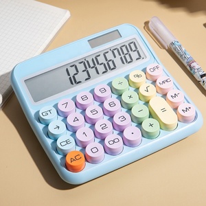 12ビットカラフルなキー計算機電子デスクトップかわいい新しい計算オフィスギフトLCD計算機ファッションメカニカルキー - Product Image 5