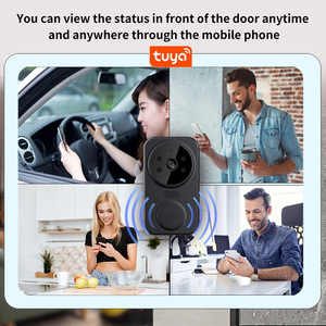 Tuya Wifi Smart Video Timbre Smart Home Teléfono Cámara de seguridad con intercomunicador Cambiador de voz - Product Image 2