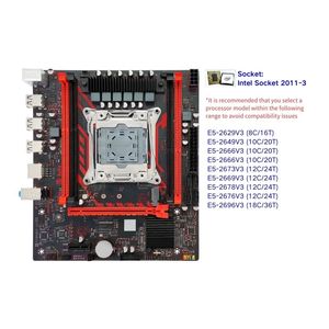 PANDL X99 MATX Desktop-Gaming-Mainboard Placa Madre Para Lga 2011-3 Unterstützt DDR3-RAM NVME-und SATA M2-Zweikanal-Speicher - Product Image 2