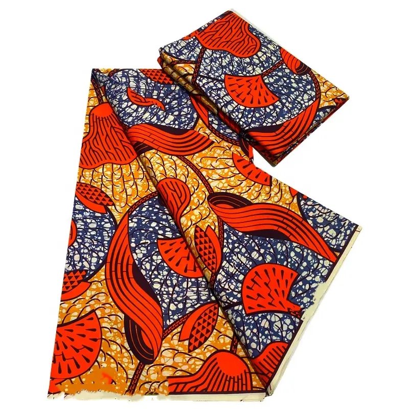 Buena calidad Super African Wax Print Fabric Africa Design Ankara Pagne Batik Nigeria Wax Fabrics para ropa de mujer