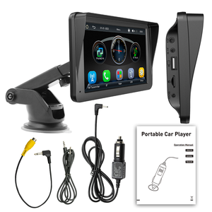 Hot Sale 7'' Portable Wireless Car Screen CarPlay MP5 Android Auto DVD Player Rear <strong>Camera</strong> Dashboard Navigation IPS AUX <strong>Output</strong> - Product Image 1