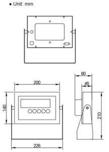 電子デジタルステンレス鋼防水LP7512重量計量インジケーターコントローラー計量インジケーター - Product Image 3