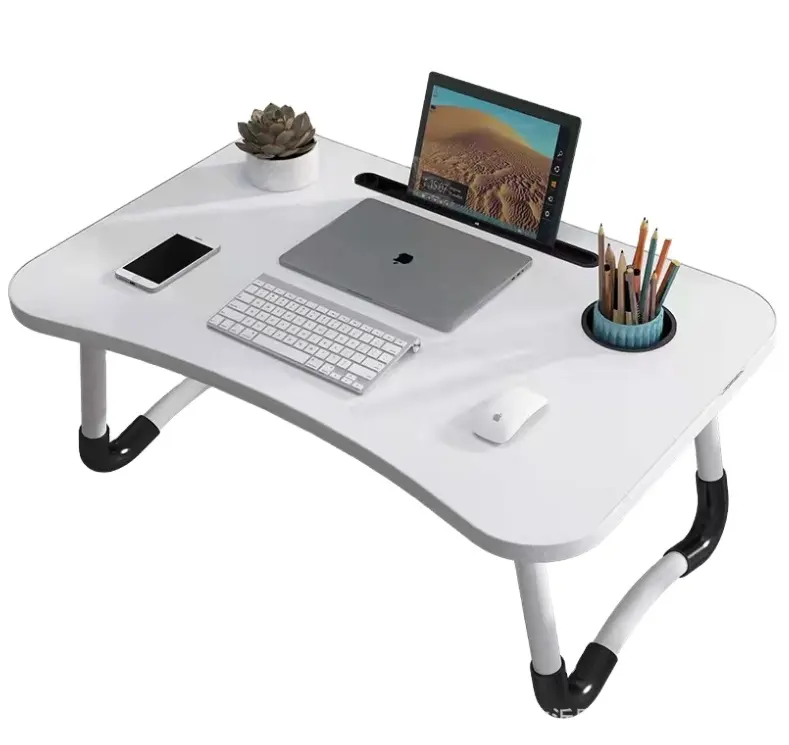 Piccola scrivania a letto scrivania pigra scrivania pieghevole in camera da letto tavolo da studio per studenti può essere portato in dormitorio scolastico