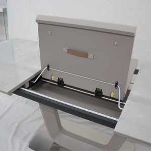 יוקרה מלבנית קרמי אבן sintered שולחן אוכל extendable מודרני שולחן אוכל משיש מתכת שולחן אוכל