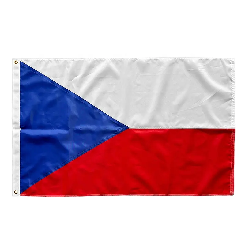 Individuelle Tschechische Republik 90 × 150 cm Polyester Tschechische Republik 3 × 5 Fuß Druck Länderflagge