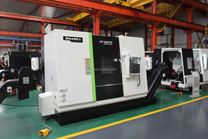 Controlador de Fanuc de máquina de torno de torneado CNC de cama inclinada iCT625YS para procesamiento de metales