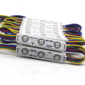 12V RGB SMD 5050 Mini-LED-Modul für Außen licht box Zeichen Letter3 Leds Wasserdichte RGB-Steuer-LED-Module - Product Image 2