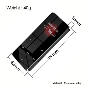 Smart MP4 Player Pro-Reproductor de música y vídeo, lector de libros electrónicos, grabadora de voz y Radio FM | FLAC/WAV/MP3 y altavoz externo - Product Image 5