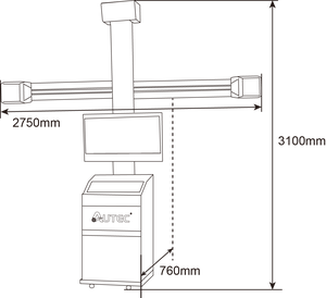 Liên Kết Bánh Xe Chuyên Nghiệp mạnh mẽ và máy bánh xe tốc độ cao aligner bánh xe liên kết - Product Image 2