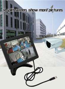 Portátil pequeño Monitor LCD de 8 pulgadas de seguridad CCTV Monitor IPS HD 1024*768 DE LAS 4:3 con BNC HD AV para PC - Product Image 5