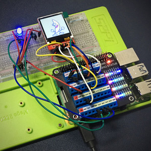 GeeekPi Raspberry Pi GPIO Tornillo Terminal Hat Placa de expansión con Micro Led para Raspberry Pi 5/4B / 3B + / 3B / Zero W