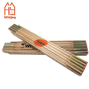 Özel 2 M katlanabilir kompakt ölçüm metrik çubuk cetvel 10-bölüm bahar eklemler-taşınabilir araç için marangozluk, inşaat - Product Image 3
