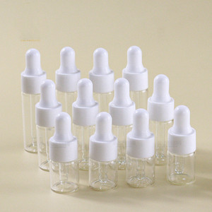 透明迷你1毫升/2毫升/3毫升精油滴管瓶香水滴瓶化妆品样品瓶 - Product Image 2