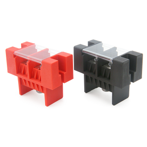 6 Terminal Battery Bus Bar 150A <strong>BusBar</strong> Red Black Power Distribution Terminal Block - Product Image 1