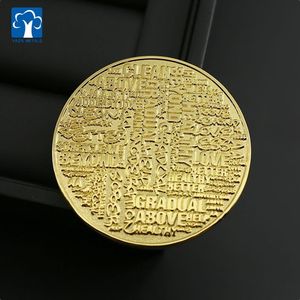 Вызов монеты для программ распознавания сотрудников двухтонный металлический дизайн - Product Image 3