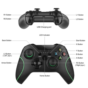 X box adanmış 2.4G kablosuz gamepad denetleyici joystick PS 3 adanmış bir denetleyici - Product Image 2