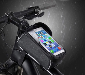 6.5 Điện Thoại Xe Đạp Túi Tay Đua Trong Suốt Màn Hình Cảm Ứng Top Ống Mưa Bìa Không Thấm Nước MTB Xe Đạp Phía Trước Túi Xe Đạp - Product Image 5