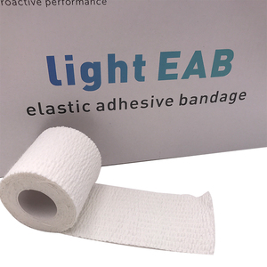 7.5cm * 4.5m Lumière EAB Bande Couleur Personnalisée Doux Léger <span class=keywords><strong>Bandage</strong></span> Élastique Respirant Coton Médical Wraps Support Échantillon Adhésif - Product Image 2