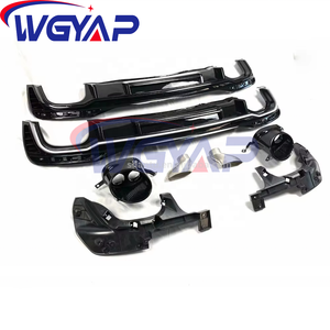 Audi A4 S4 B9.5 2020-2024 için WGYAP RS4 bodidiffuser karbon arka difüzör kolay kurulum arka tampon difüzör - Product Image 5