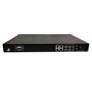 IP ASI para <span class=keywords><strong>DVB</strong></span>-<span class=keywords><strong>T</strong></span> <span class=keywords><strong>DVB</strong></span>-C ATSC ISDB-<span class=keywords><strong>T</strong></span> 8-Transportadora <span class=keywords><strong>RF</strong></span> Modulador para Transmissão TV Sinais
