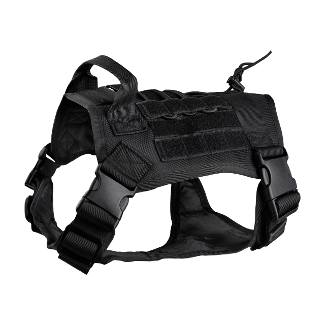 Harnais pour chien noir