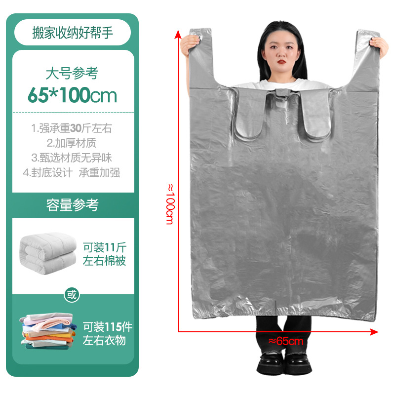 65*97 Silver Gray 10-pack