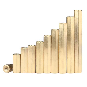M2 M2.5 <strong>M3</strong> M4 M5 M6 Brass <strong>Coupling</strong> Hex Nuts Female to Female Pcb Hex Long Nut - Product Image 5
