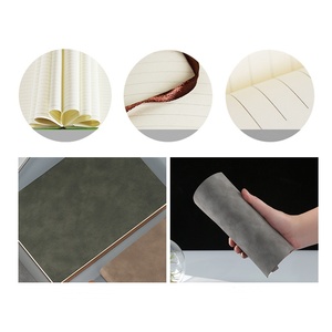 Taccuino personalizzato A5 con copertura in morbida pelle perfetta rilegatura diario aziendale/diario per uso scolastico e regalo - Product Image 4