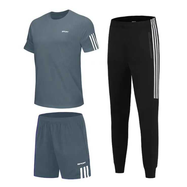 Trajes de Jogging personalizados para hombre, chándal ajustado, ropa deportiva para gimnasio