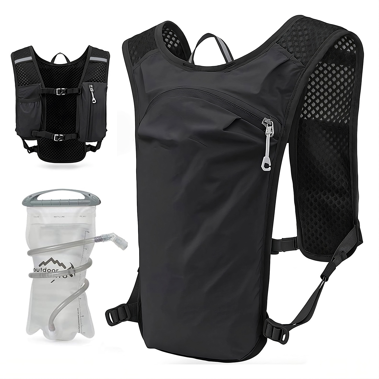 Noir + sac d'eau