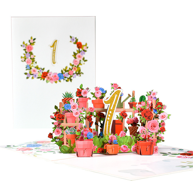 Biglietto Pop-Up per il 1° Anniversario