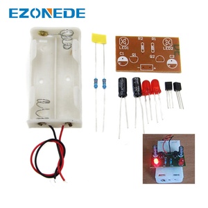 ชุดอิเล็กทรอนิกส์ DIY,แฟลช LED กระพริบวงจรชุดการเรียนการสอนการฝึกอบรม IC - Product Image 6