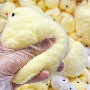 タバスクイーズストレス解消おもちゃかわいいスクイーズTPRおもちゃ子供向けホットセールカワイイースターチックふわふわシェルフィジェットモチチキン - Product Image 3
